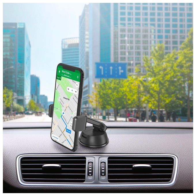 Celly Screen Dash Holder Ext per Smartphone fino a 6,5'' Nero