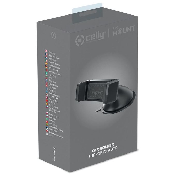 Celly Screen Dash Holder Nero