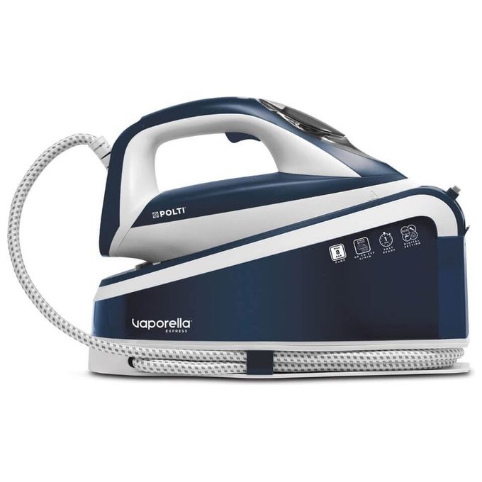 Polti PLEU0244 Vaporella EXPRESS VE30.10 Ferro da Stiro a Caldaia Capacita' 1,6 Litri Potenza 2200 W Tecnologia One Temperature Bianco-Blu