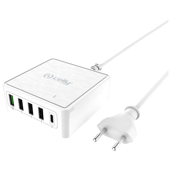 Celly Powerstation Usb-C 60W Bianco
