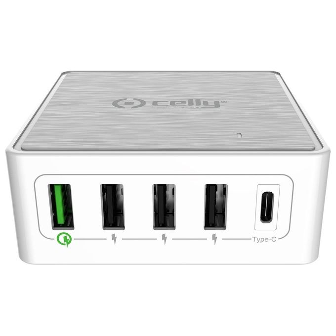 Celly Powerstation Usb-C 60W Bianco