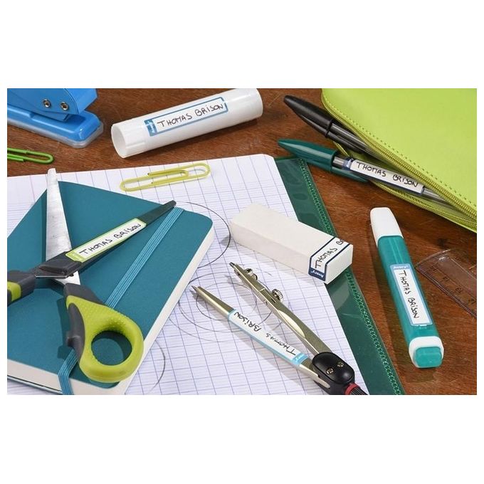 Avery Confezione 30 Etichette Penne Blu-Verde 50x10mm