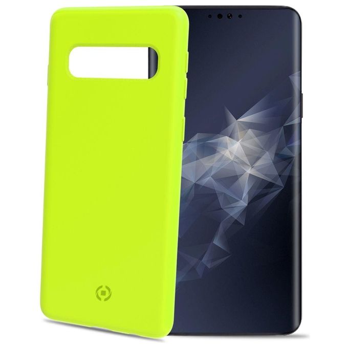 Celly Cover Shock per Samsung Galaxy S10 Giallo