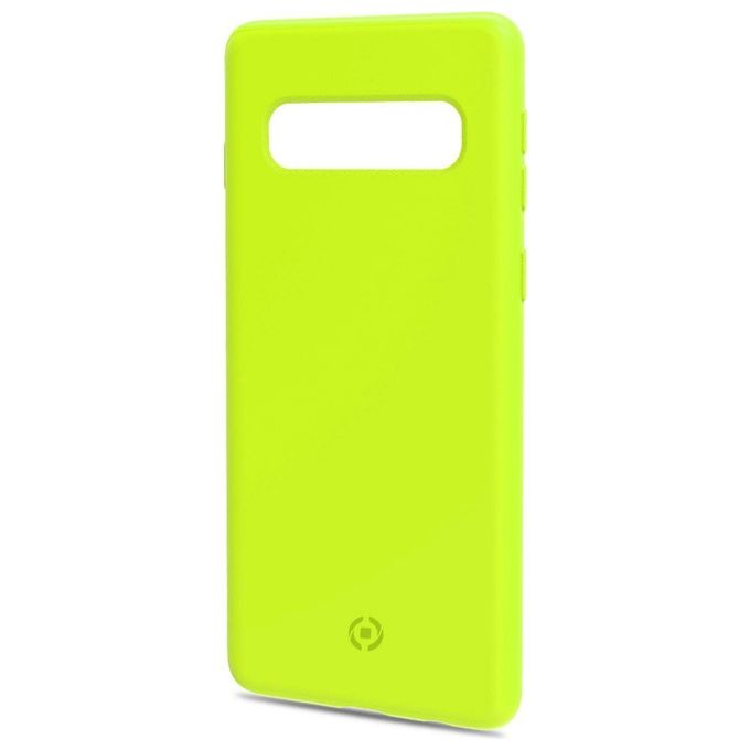 Celly Cover Shock per Samsung Galaxy S10 Giallo