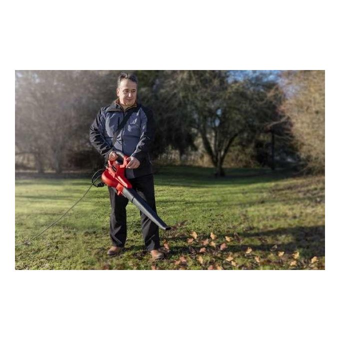Einhell 3433320 GC-EL 3000 E Soffiatore Aspiratore Foglie Elettrico 3000W 840 m³-h 300 km-h Sacco 45 L Regolazione Giri