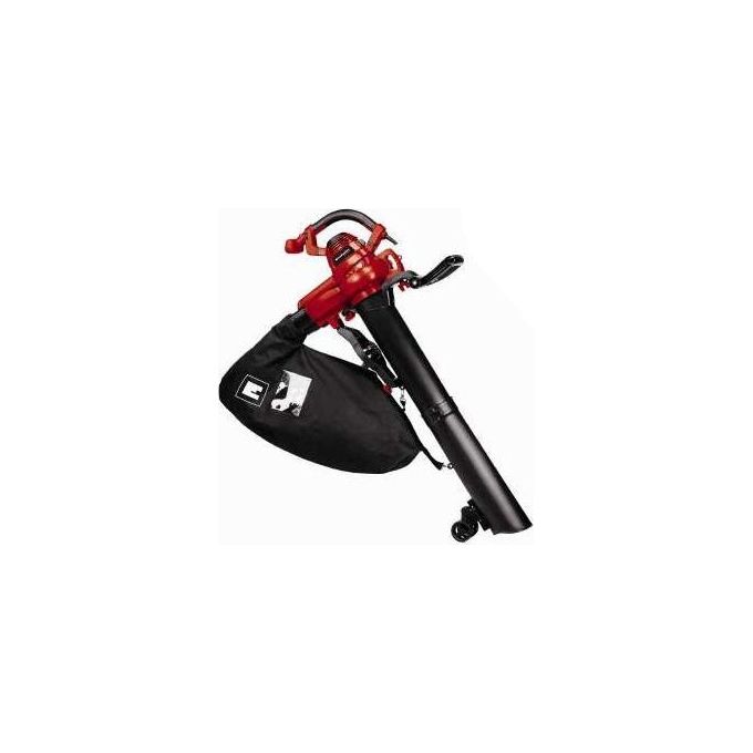 Einhell 3433320 GC-EL 3000 E Soffiatore Aspiratore Foglie Elettrico 3000W 840 m³-h 300 km-h Sacco 45 L Regolazione Giri