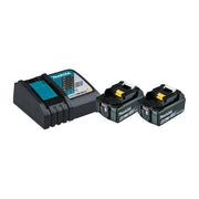 Makita 197490-7 Power Source Kit 2 batterie 4 Ah 18V LXT con caricatore rapido colore Nero