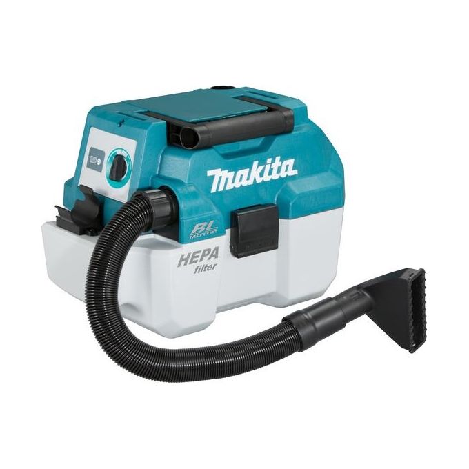 Makita DVC750LZX1 Estrattore di Polvere a Batteria 7,5 L 55 W 6,7 kPa colore Blu Bianco