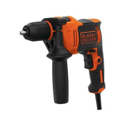 BLACK+DECKER BEH550-QS Trapano a Percussione 550 W Velocita' Variabile Mandrino 13 mm Impugnatura Laterale inclusa colore Nero
