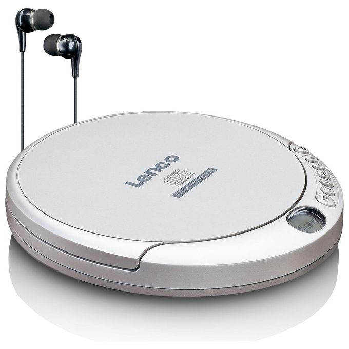 Lenco CD-201 Lettore Cd Portatile Argento