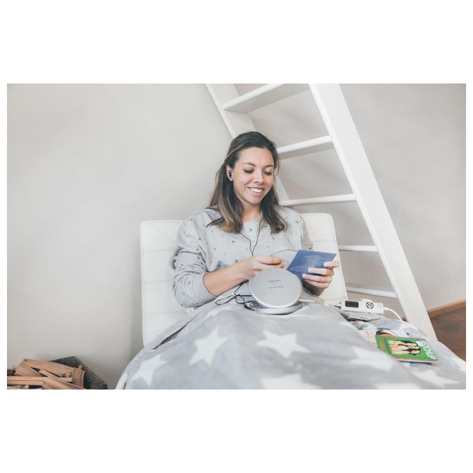Lenco CD-201 Lettore Cd Portatile Argento
