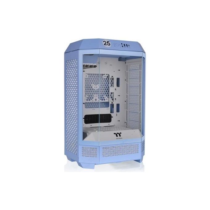 Thermaltake CA-1Y4-00SFWN-00 The Tower 300 Case PC Micro Tower compatibilita' micro ATX Mini-ITX vetro temperato 4 slot espansivi 8,3 Kg colore Blu