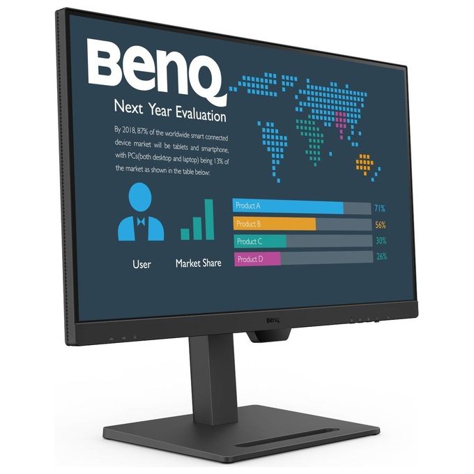 BenQ 840261 BL2790QT Monitor PC 27'' Quad HD 2560 x 1440 Pixel IPS LED con USB-C Altoparlanti Integrati colore Nero