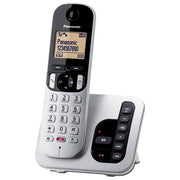 Panasonic KX-TGC260JTS Telefono Cordless DECT Segreteria Telefonica 18 min Display LCD 1.6'' Vivavoce Blocco Chiamate colore Argento