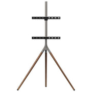 One For All WM 7471 Tripod Supporto TV a pavimento 32'' 65'' 360° VESA 400x400 30 Kg colore Noce Grigio