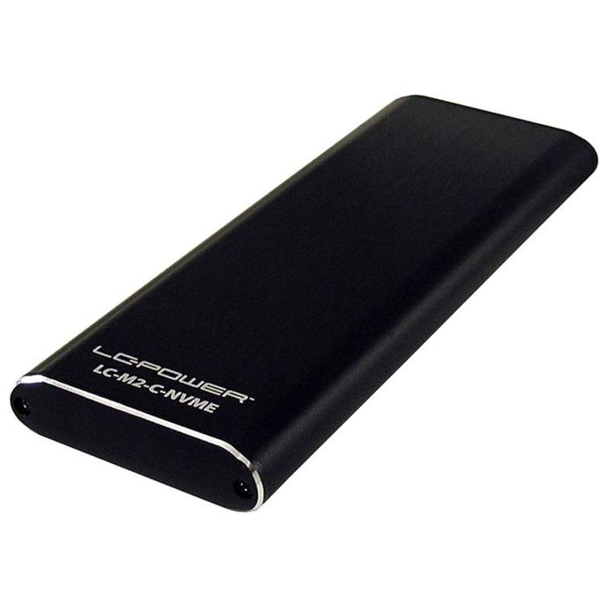 LC-Power LC-M2-C-NVME Contenitore di Unita' di Archiviazione M.2 Alloggiamento SSD Nero