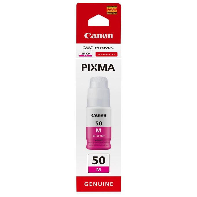 Canon GI-50 M Originale Inchiostro a Base di Pigmento Magenta