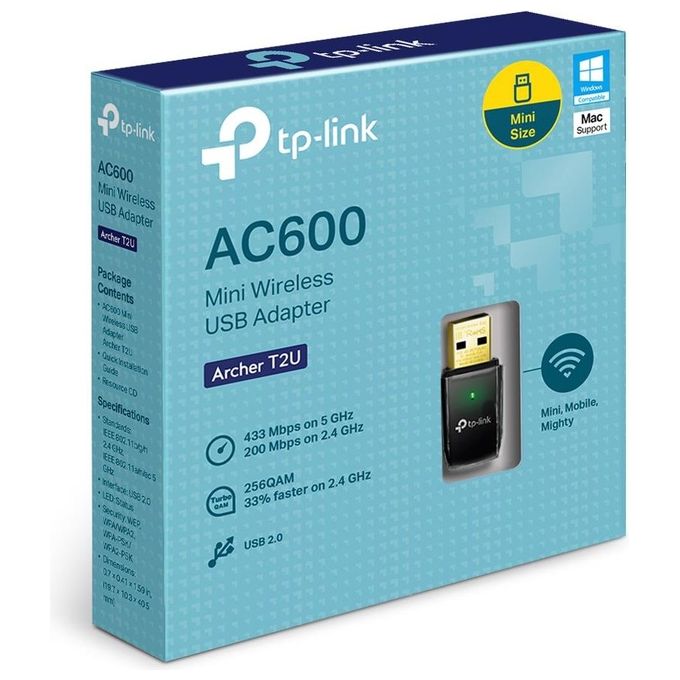 Tp-Link Archer T2U V3 Adattatore di Rete USB 2.0 802.11ac