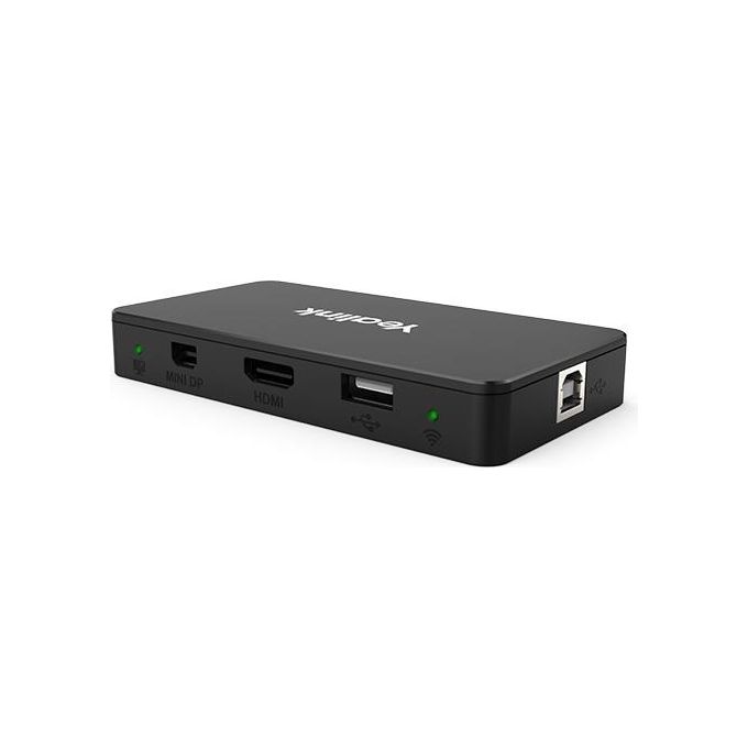 Yealink 1306030 MShare Adattatore per Condivisione Schermo Wireless 1080p Full HD Wi-Fi 2.4 GHz 5 GHz HDMI Mini DisplayPort USB 2.0 colore Nero