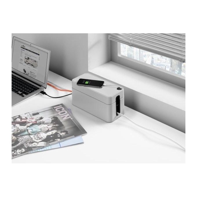 Durable Scatola Nascondi Cavi CAVOLINE BOX S Grigio
