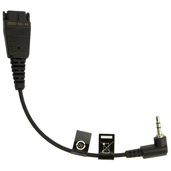 Jabra Cavo per Cuffie Disconnessione Rapida Sub-Mini Phone 2.5mm