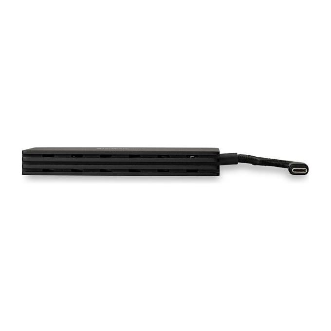 StarTech.com SM21BMU31CI3 Involucro SSD M.2 SATA USB 3.2 Gen 2 USB-C Cavo Integrato colore Nero