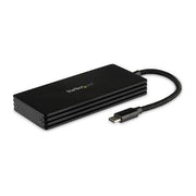 StarTech.com SM21BMU31CI3 Involucro SSD M.2 SATA USB 3.2 Gen 2 USB-C Cavo Integrato colore Nero