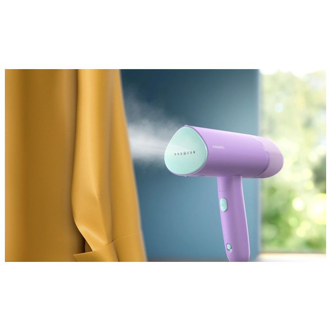 Philips STH3010-30 Serie 3000 Stiratrice Verticale a Vapore Portatile 1000 W 20 g-min Serbatoio 100 ml colore Viola