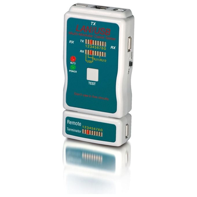 Equip Cbl Tester Lan e usb Patch Cbl con remote-unit