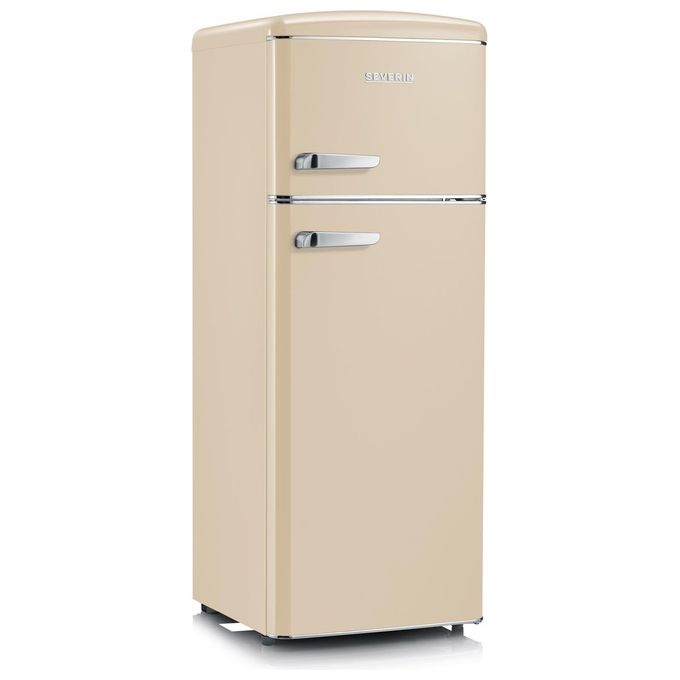 Severin RKG 8933 Frigorifero Doppia Porta 206 L 144 cm Classe E 39 dB Statico LED colore Crema