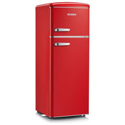 Severin RKG8930 Frigorifero Doppia Porta Retro 206 L 144 cm Classe E 39 dB Libera Installazione colore Rosso