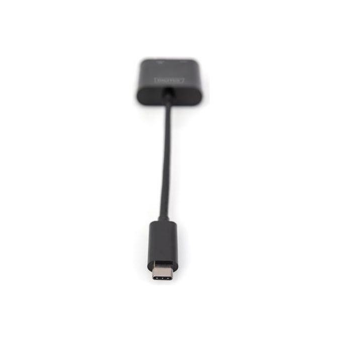 Digitus DN-3027 Adattatore Gigabit Ethernet USB Type-C con supporto Power Delivery colore Nero