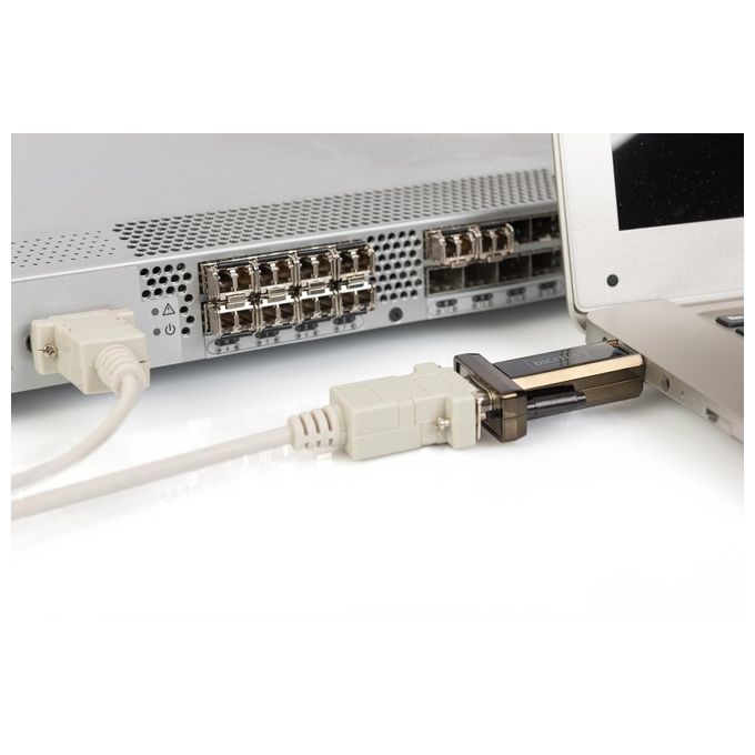 Digitus Adattatore Usb 2.0 a Seriale con Cavo 80cm