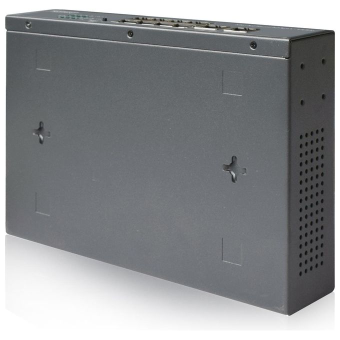 DIGITUS DN-95323-1 Switch di rete Fast Ethernet 8 porte PoE+ 120W 2 porte Uplink Rack 1U senza ventole colore Nero