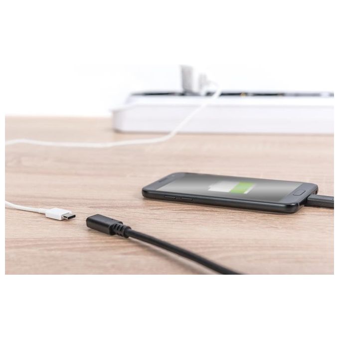 Digitus cavo prolunga usb tipo c maschio-femmina 1.5 mt 3a nero