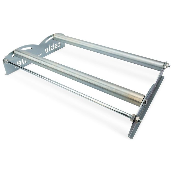 DIGITUS DN-CR-001 Supporto Cavi a Tamburo Acciaio Zincato Carico Max 100 Kg Dimensioni 600x400x100 mm colore Nero