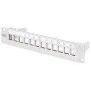 Digitus DN-91419 Pannello Patch Modulare Vuoto Schermato 12 Porte 1U Grigio