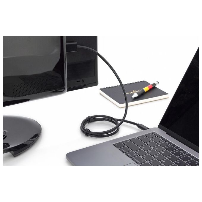 Digitus cavo usb tipo-c - hdmi a m-m, 2.0m, 4k-60hz, 18gb