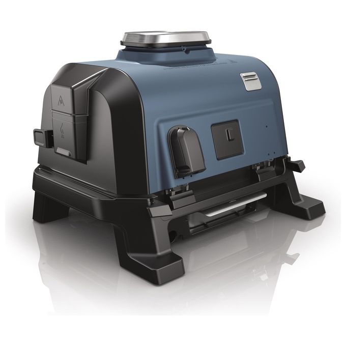 Ninja OG901EU Woodfire Pro Connect XL Barbecue Elettrico 7 in 1 Griglia Affumicatore Friggitrice ad Aria 1700W App Wi-Fi IPX4 colore Nero