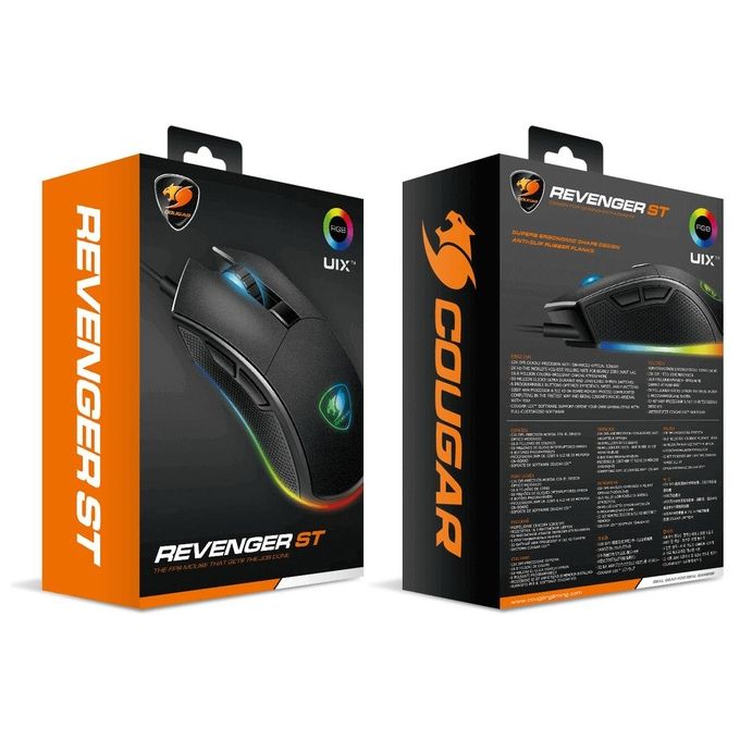 MOUSE GAMING WIRED REVENGER ST RGB OPTICAL USB - COUGAR