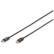 Digitus confezione 3 cavo usb 2.0 tipo-c a micro usb b m-m 1.0 mt 3a nero