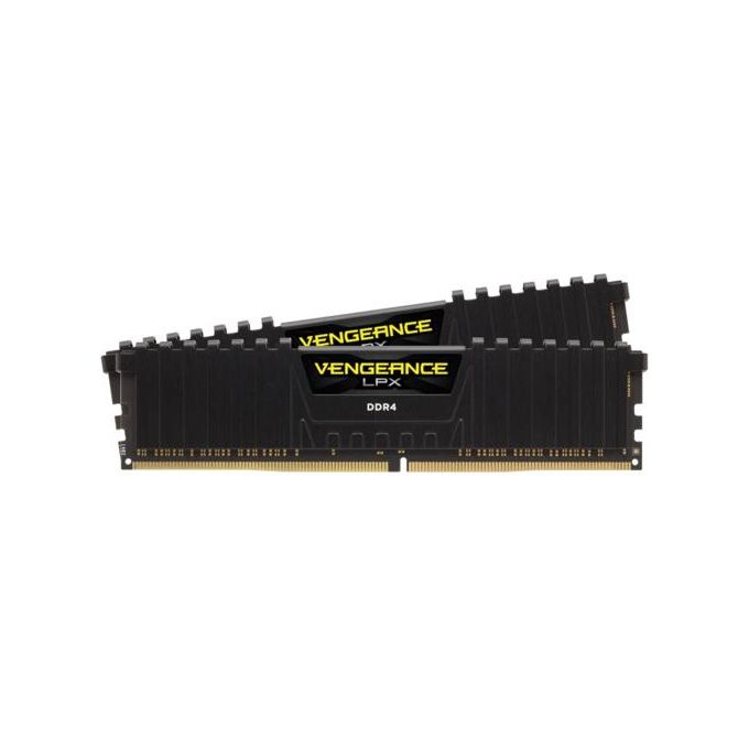 Corsair CMK16GX4M2E3200C16 Vengeance LPX Memoria RAM 16 GB 2 x 8 GB DDR4 3200 MHz CL16 Dissipatore Nero colore Nero