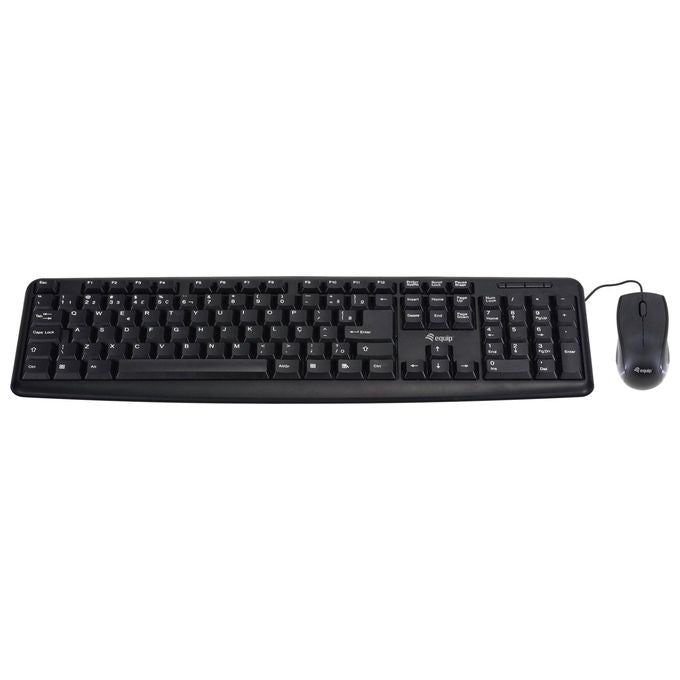 Conceptronic Wired Combo Tastiera e Mouse Nero
