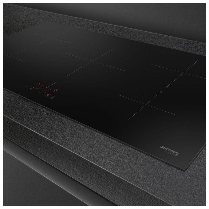 Smeg SI2951D Universale Piano cottura a induzione 90 cm 5 zone Booster Touch colore Nero