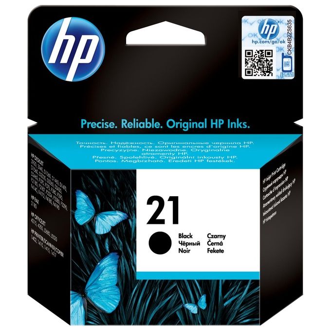 Hp Cartuccia Ink N 21 Nera