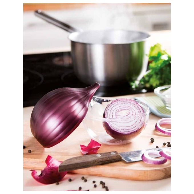 Snips 000196 Contenitore Salva Cipolla per Frigorifero in Plastica BPA Free Lavabile in Lavastoviglie colore Viola