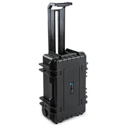 BandW Cases 6600-B Custodia Trolley per Interfaccia Audio in Polipropilene (PP) con Ruote e Chiusura a Clip colore Nero