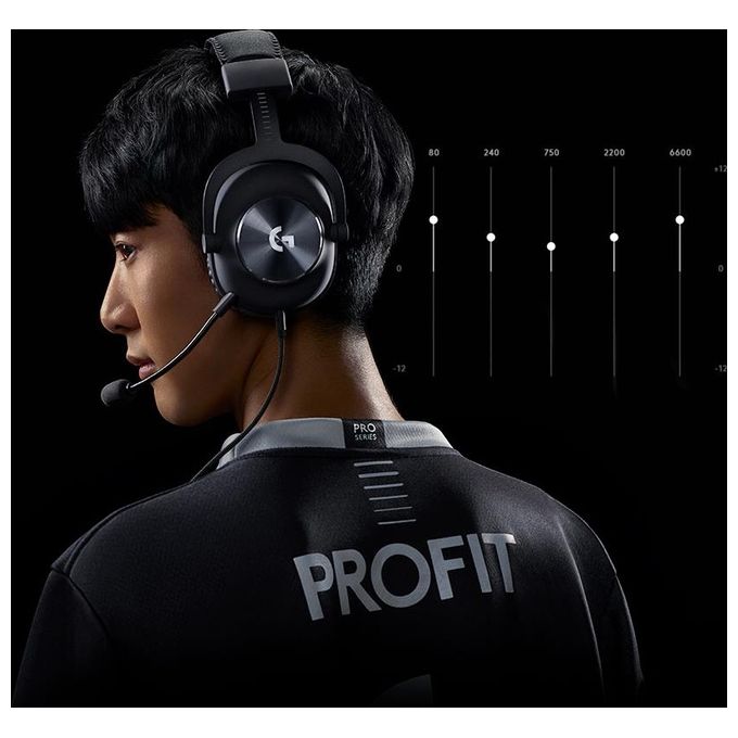 Logitech G PRO X Cuffia con Microfono per Gaming