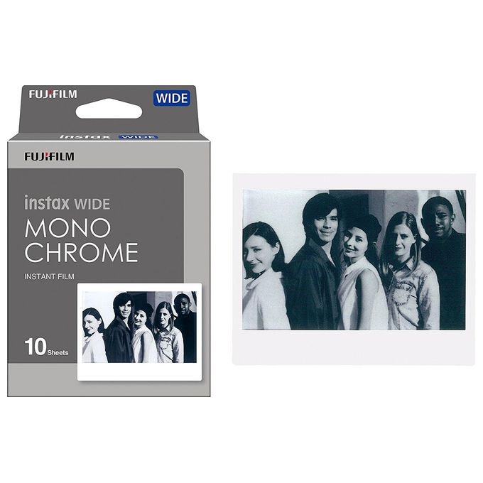 Fujifilm Pellicola Instax Wide 10 108x86mm Mono Splitchromo