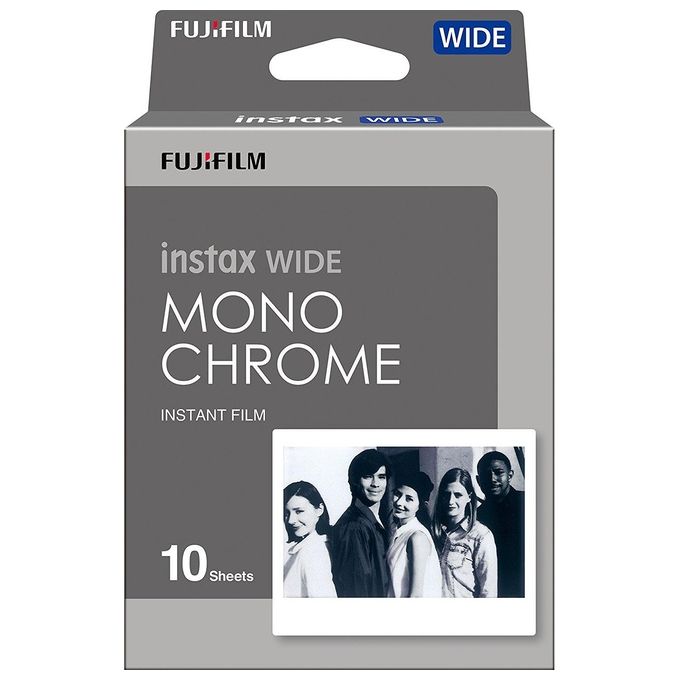 Fujifilm Pellicola Instax Wide 10 108x86mm Mono Splitchromo
